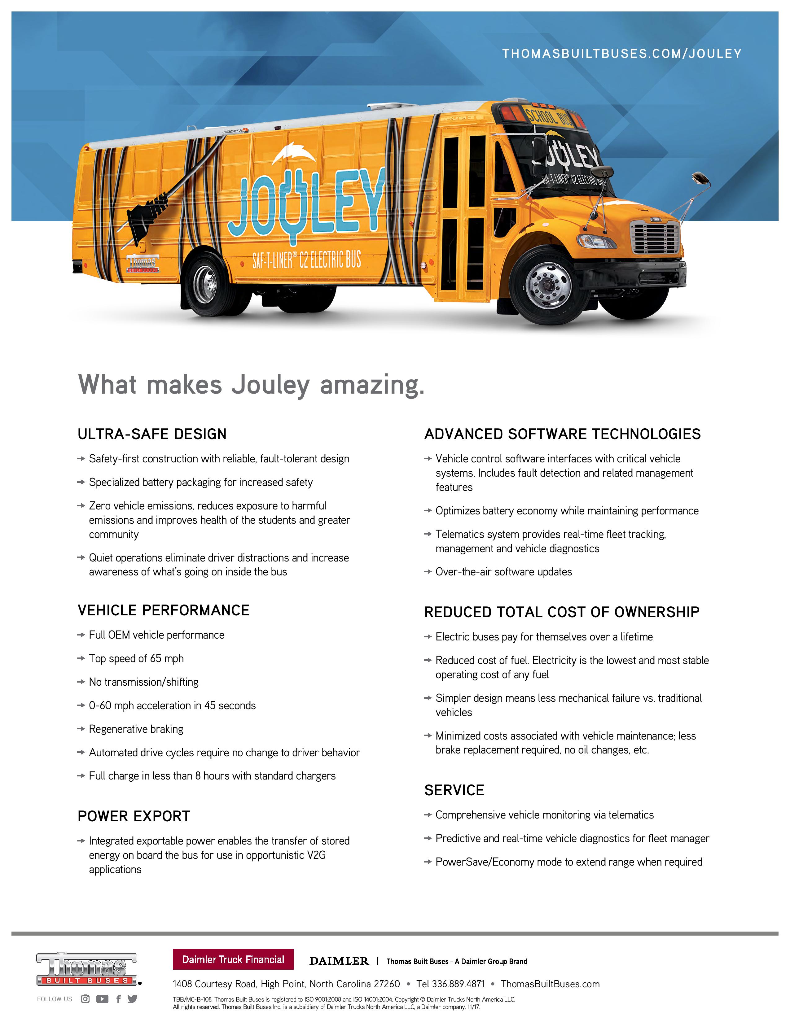 Jouley Electric C2 Bus Flyer